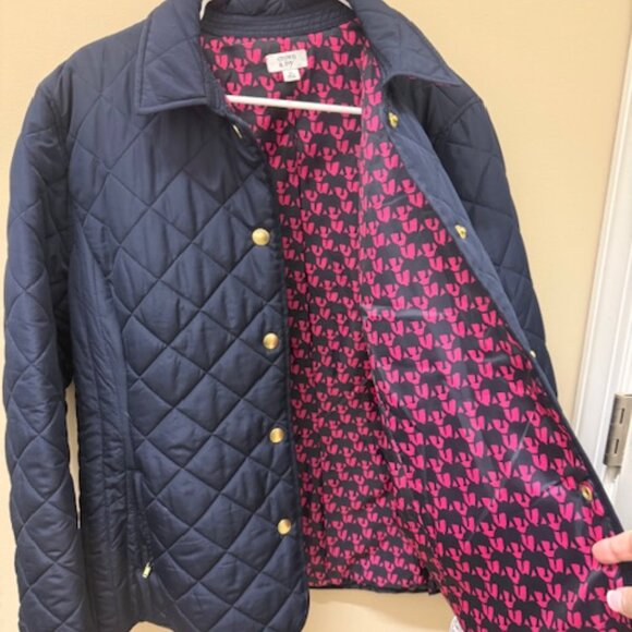 LADIES CROWN AND IVY LIGHTWEIGHT NAVY BLUE COAT - SIZE XL - Picture 2 of 5
